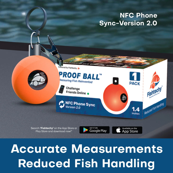 Fishtechy Orange PROOF BALL - On Water Accessories - Fly Fish Food