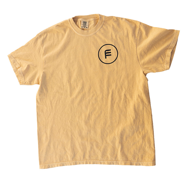 Fly Fish Food Anniversary Logo Shirt - Yellow