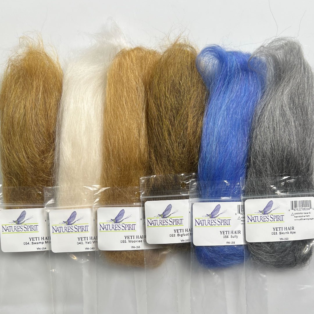 Yeti Hair - Synthetic Fibers & Flash - Fly Fish Food