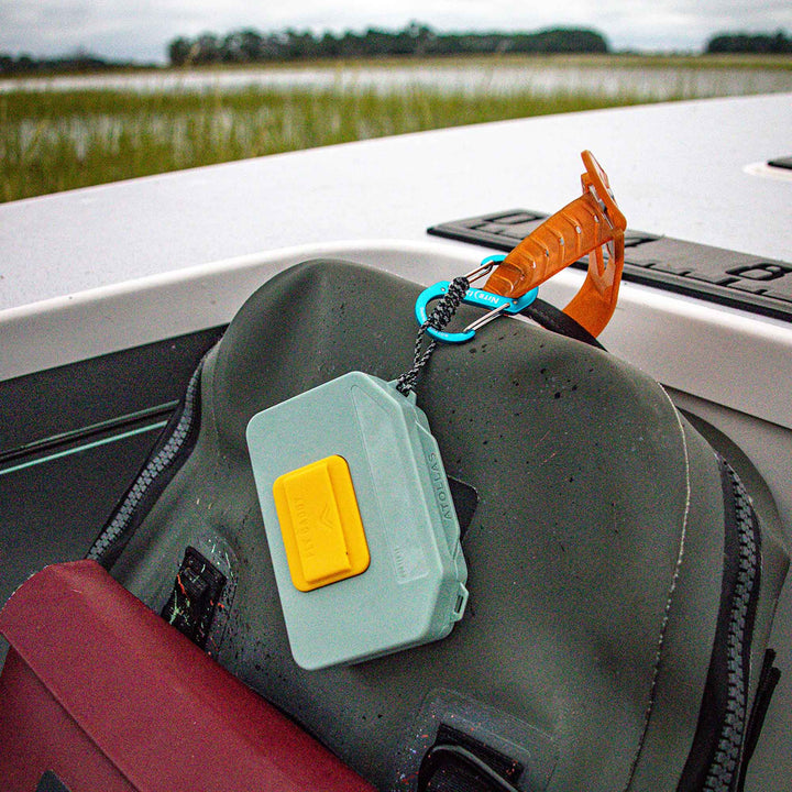 Micro Fly Box - Flats Green - Fly Boxes - Fly Fish Food