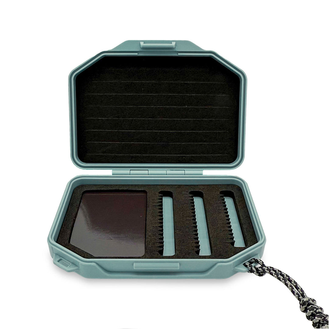 Micro Fly Box - Flats Green - Fly Boxes - Fly Fish Food