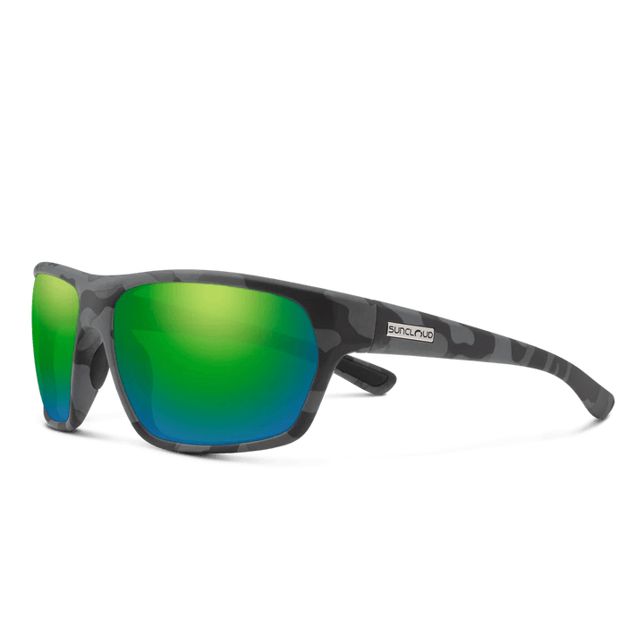 Suncloud Boone - Matte Stonefish - Polarized Green Mirror Lens - Sunglasses - Fly Fish Food