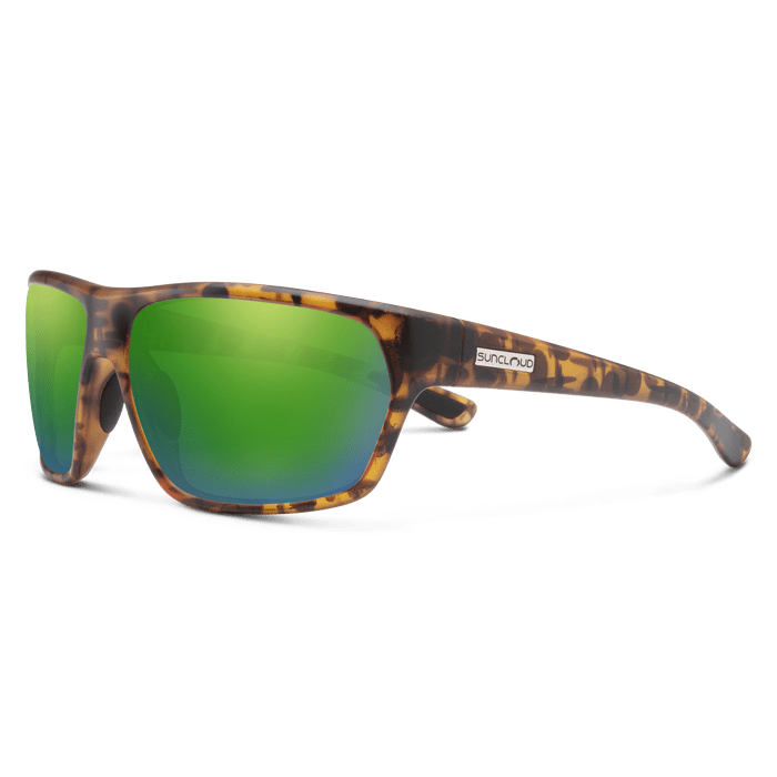 Suncloud Boone - Matte Tortoise - Polarized Green Mirror - Sunglasses - Fly Fish Food