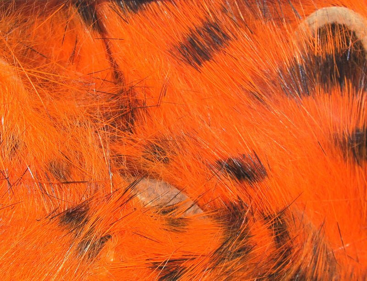 Black Barred Rabbit Strips - Hair &amp; Fur - Fly Fish Food