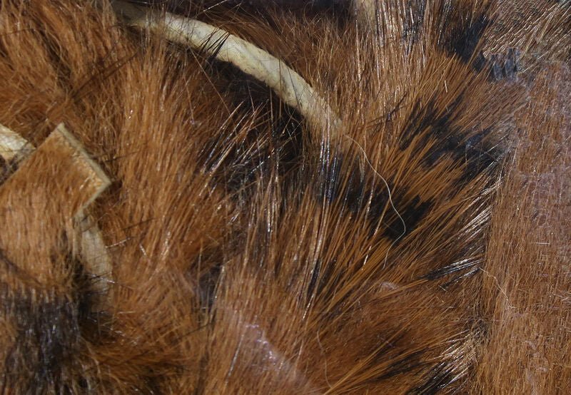 Black Barred Rabbit Strips - Hair & Fur - Fly Fish Food
