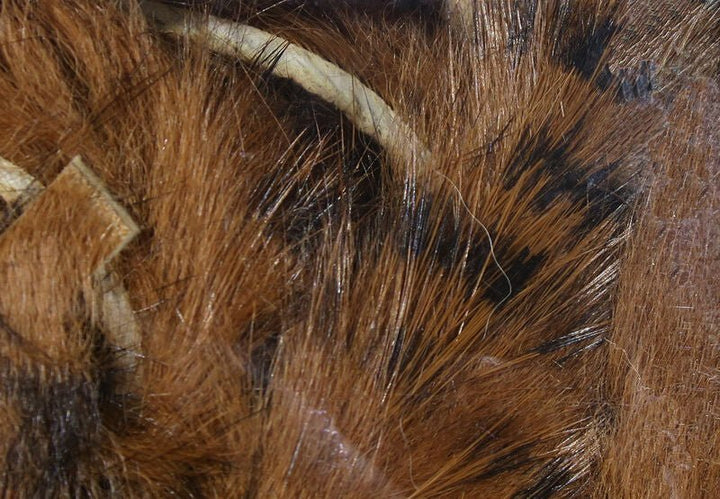 Black Barred Rabbit Strips - Hair &amp; Fur - Fly Fish Food