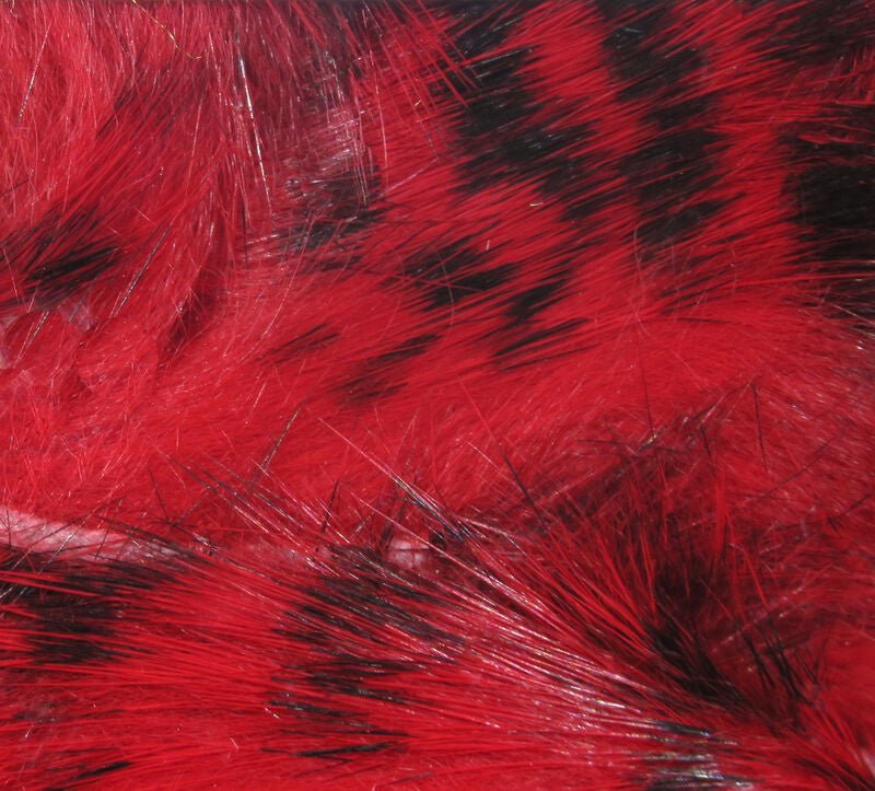 Black Barred Rabbit Strips - Hair & Fur - Fly Fish Food