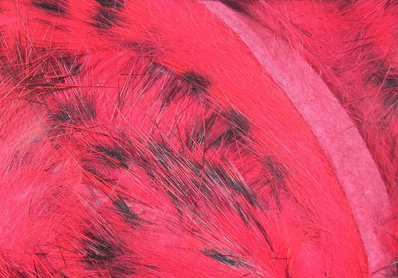 Black Barred Rabbit Strips - Hair &amp; Fur - Fly Fish Food