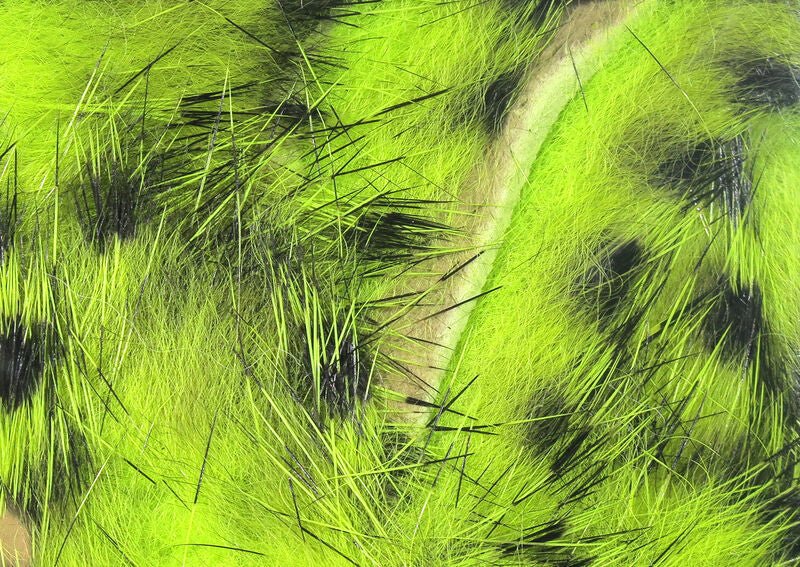 Black Barred Rabbit Strips - Hair & Fur - Fly Fish Food