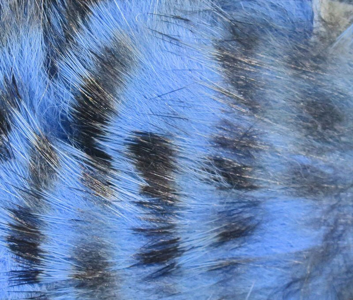 Black Barred Rabbit Strips - Hair &amp; Fur - Fly Fish Food