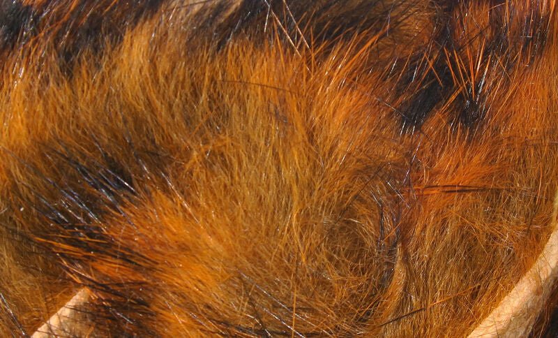 Black Barred Rabbit Strips - Hair & Fur - Fly Fish Food