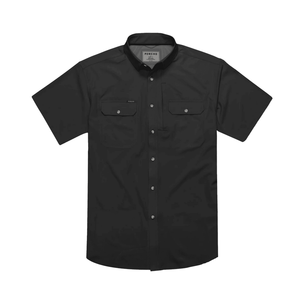 Poncho - The Burnt End - Black - Apparel - Fly Fish Food