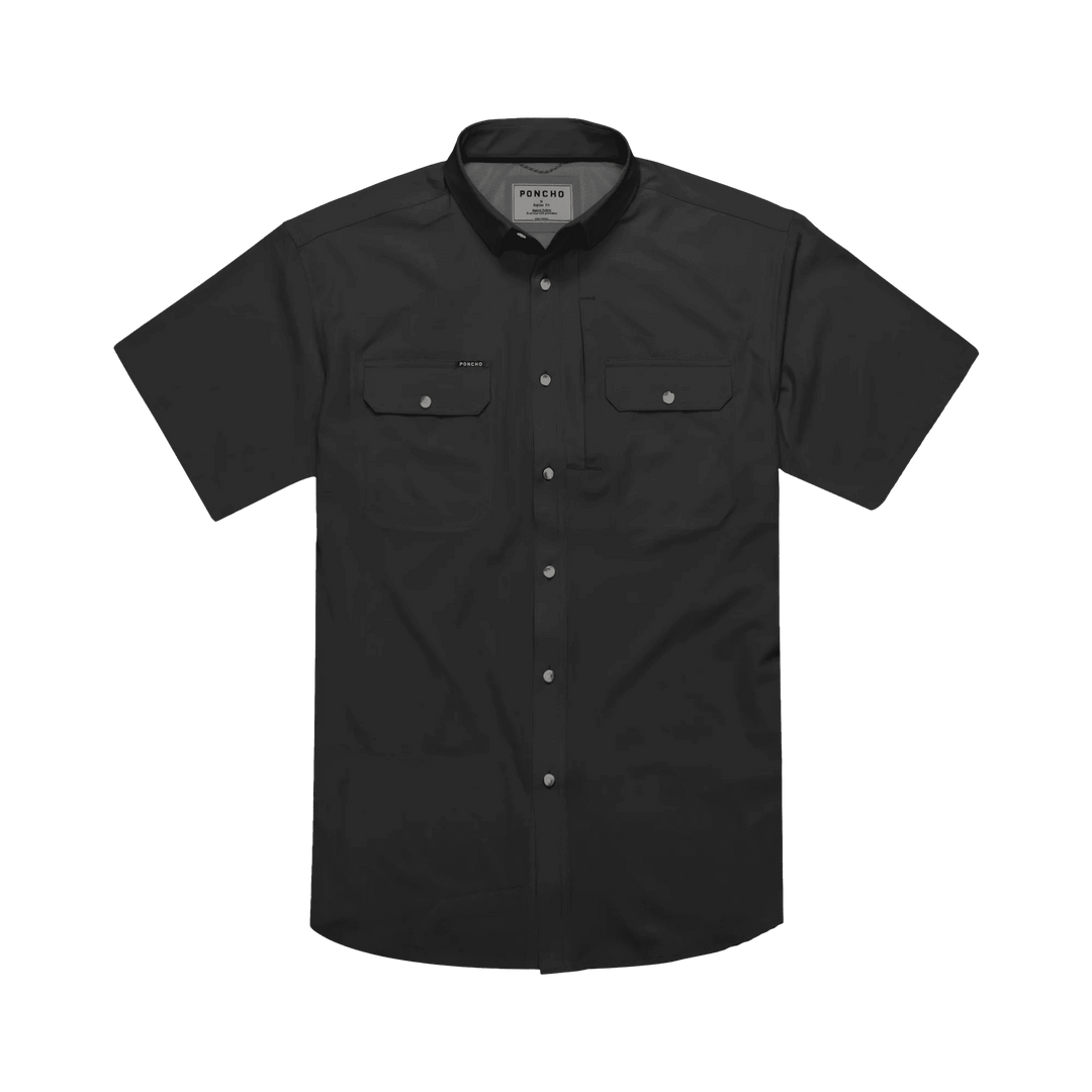 Poncho - The Burnt End - Black - Apparel - Fly Fish Food