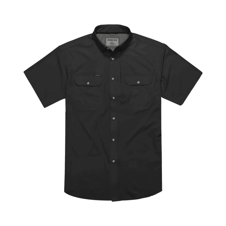 Poncho - The Burnt End - Black - Apparel - Fly Fish Food