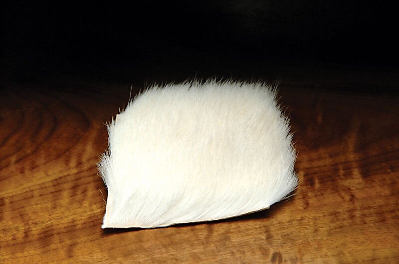 Calf Body Hair - White - Hair & Fur - Fly Fish Food