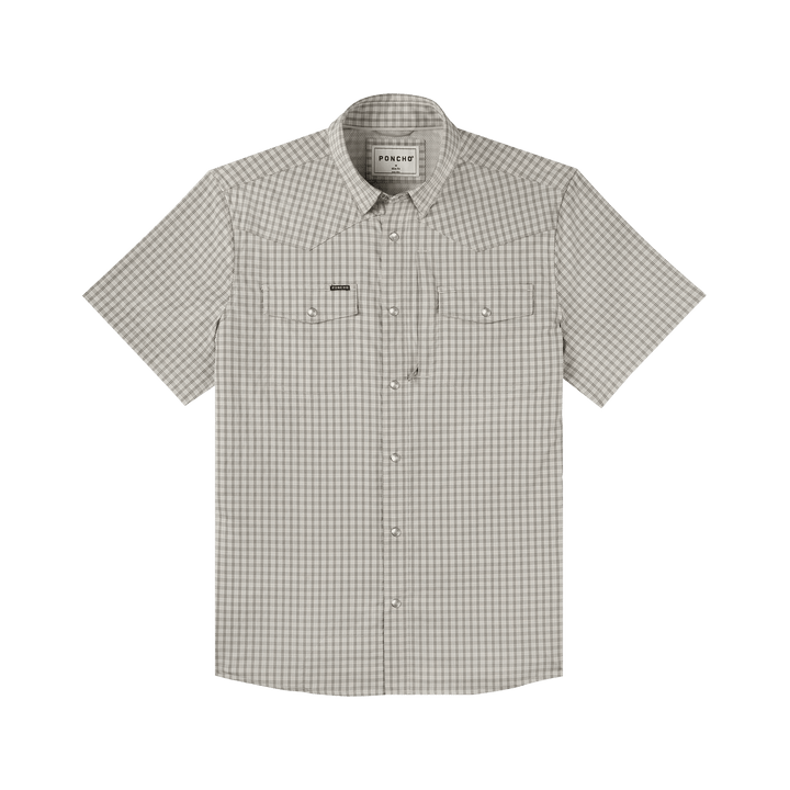 Poncho - The Childress - Brown/Tan/Grey Plaid - Apparel - Fly Fish Food