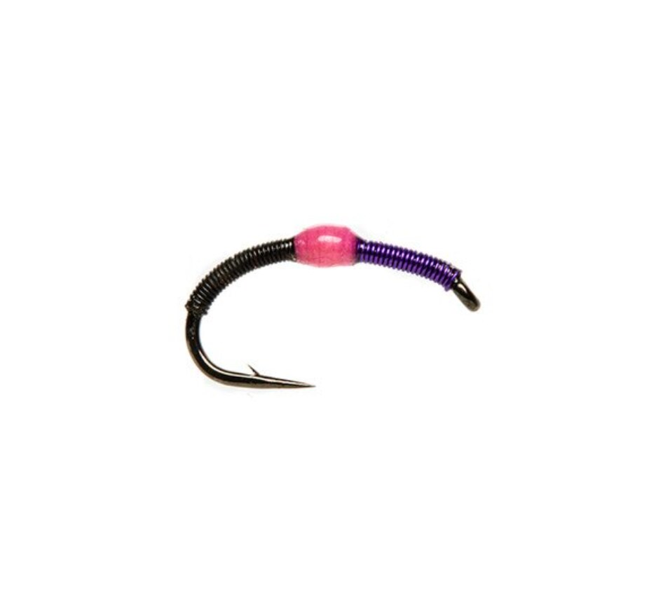 Mini Wire Worm Black &amp; Purple