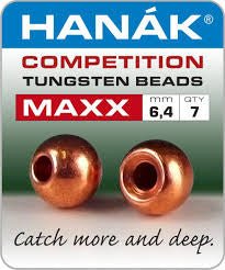 Hanak Tungsten Beads Maxx - 6.4mm - Beads - Fly Fish Food