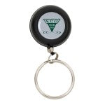 Pin-On-Reel, Black, Nylon Cord, "O" Ring
