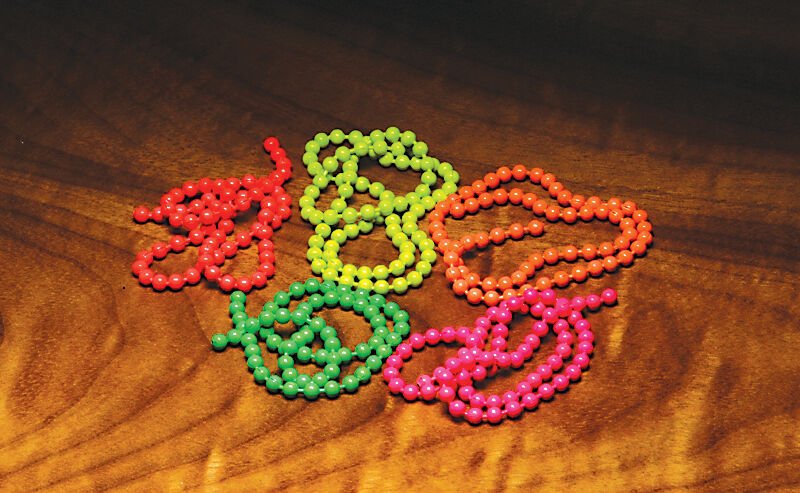 Flourescent Bead Chain Eyes - Medium - Eyes - Fly Fish Food