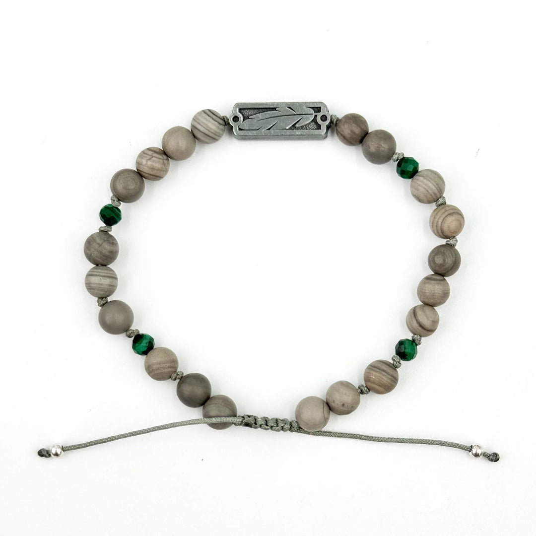 Sight Line Provisions - Feather Grey + Malachite Beads - Accessories &amp; Misc - Fly Fish Food