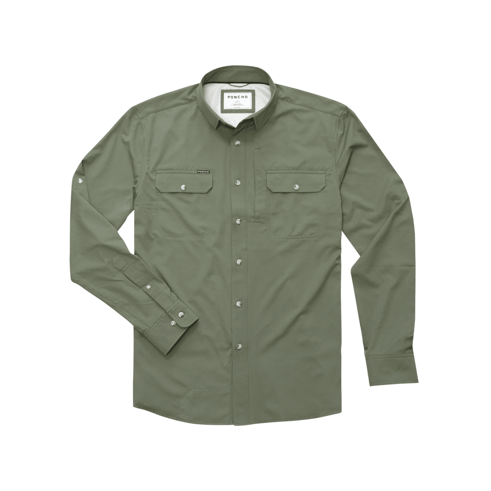Poncho - The Gunnison - Moss Green - Apparel - Fly Fish Food