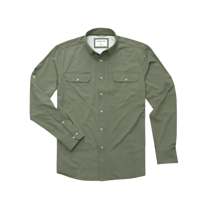 Poncho - The Gunnison - Moss Green - Apparel - Fly Fish Food