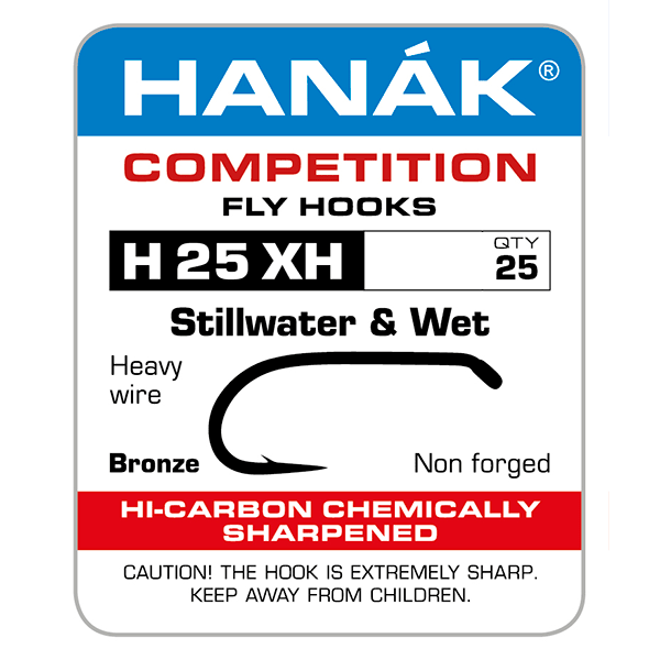 Hanak H 25 XH Stillwater &amp; Wet Barbed Hooks - Hooks &amp; Shanks - Fly Fish Food