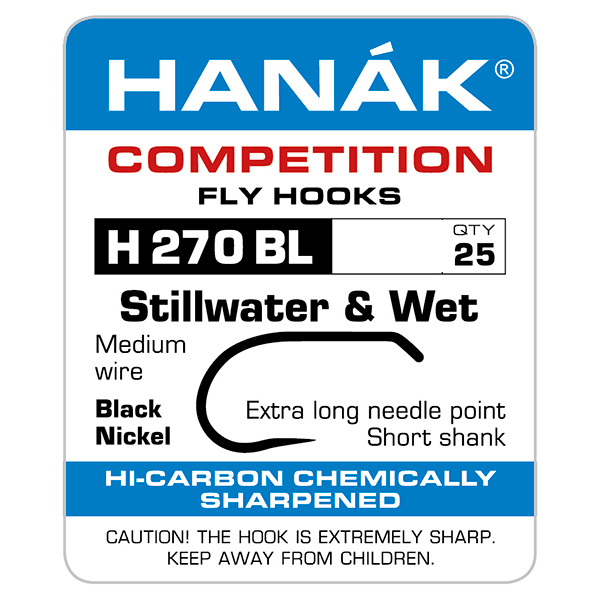 Hanak H 270 BL Stillwater &amp; Wet Hooks - Hooks &amp; Shanks - Fly Fish Food