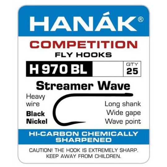 Hanak H 970 BL Streamer Wave Hooks - Hooks & Shanks - Fly Fish Food