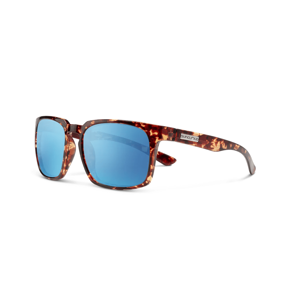 Suncloud Hundo - Tortoise - Polarized Aqua Mirror Lens - Sunglasses - Fly Fish Food