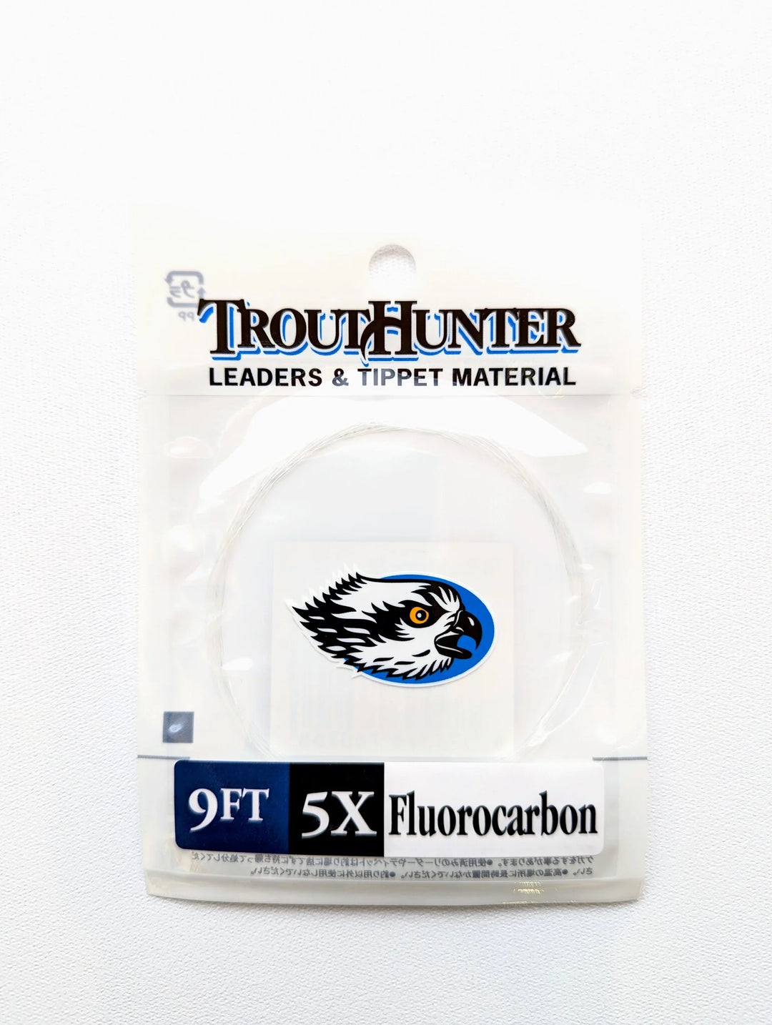 NO LOOP TroutHunter Fluorocarbon Leader - 9 ft - Tippet, Leader &amp; Accessories - Fly Fish Food