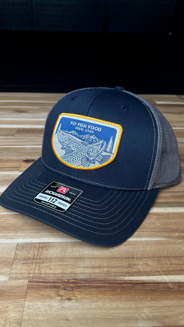 Fly Fish Food &amp; Casey Underwood Hat - Orem Utah Patch - Hats - Fly Fish Food