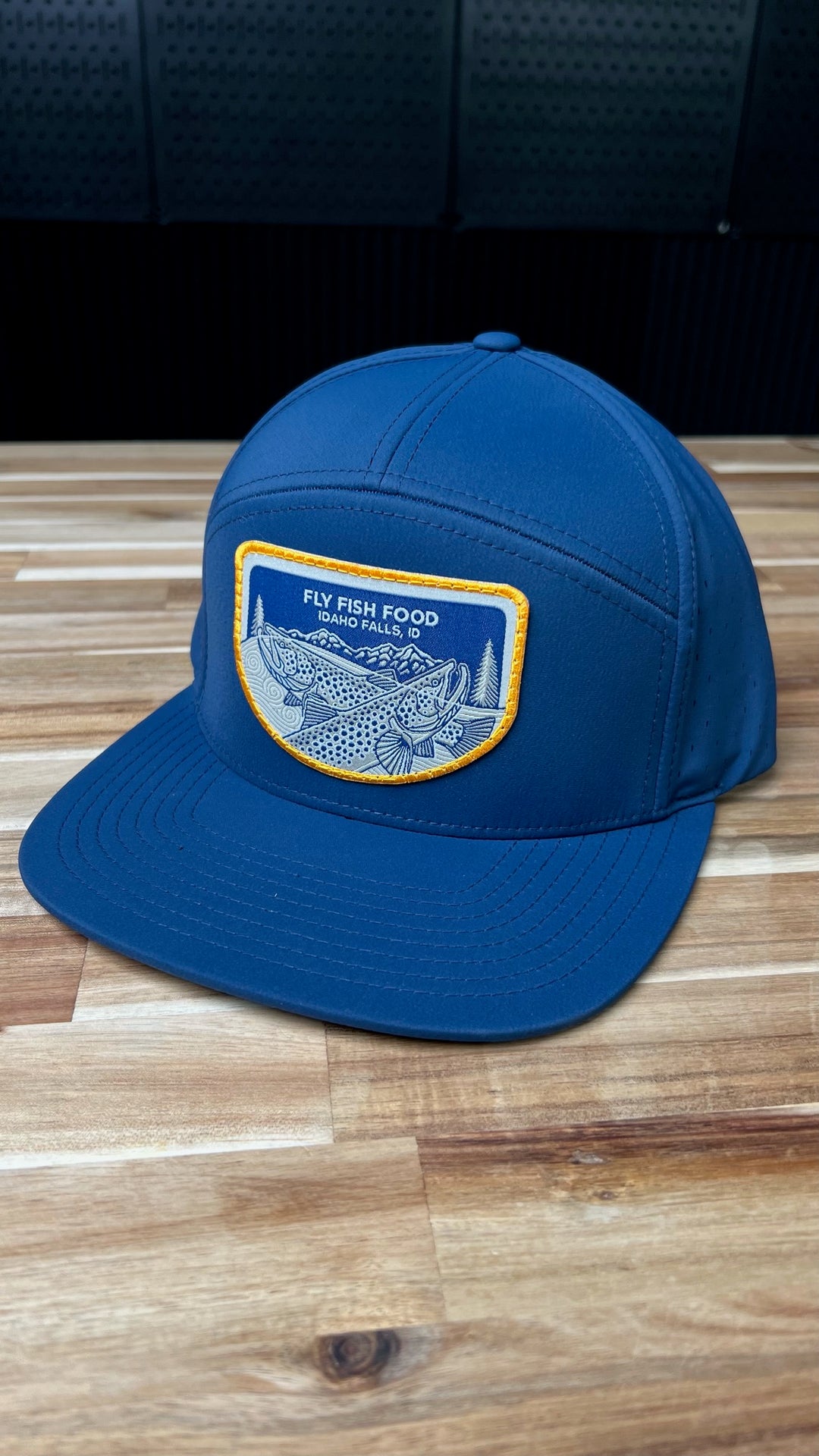 Fly Fish Food &amp; Casey Underwood 7 - Panel Hat - Idaho Patch - Hats - Fly Fish Food