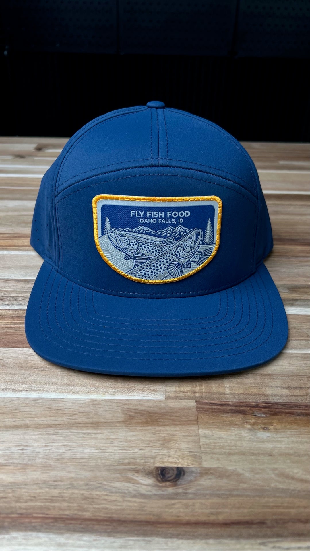 Fly Fish Food &amp; Casey Underwood 7 - Panel Hat - Idaho Patch - Hats - Fly Fish Food