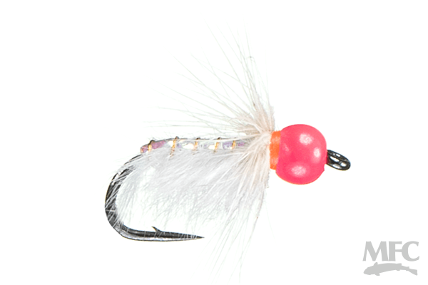Hot Bead Soft Hackle Ray - Gray/Hot Pink - Flies - Fly Fish Food