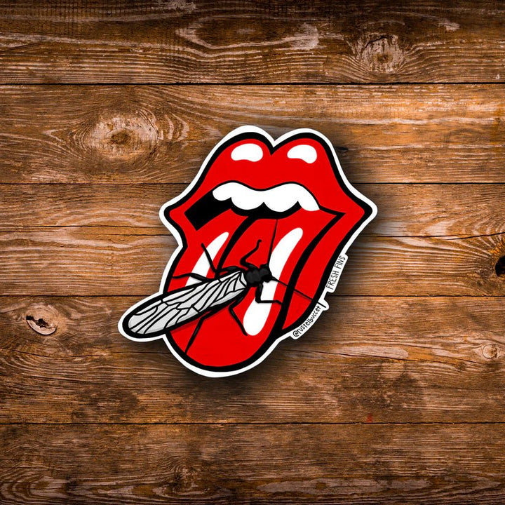 The Rolling Stoneflies Sticker - Stickers - Fly Fish Food