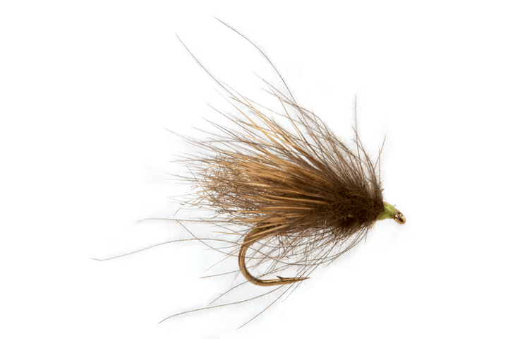 Dusty Old Bat Caddis Dark Tan Barbless - Flies - Fly Fish Food