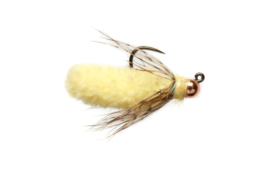 Mop Fly Corn Yellow Barbless - Flies - Fly Fish Food