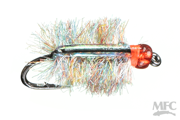 Glass Epoxy Back Sow - Rainbow/Red - Flies - Fly Fish Food