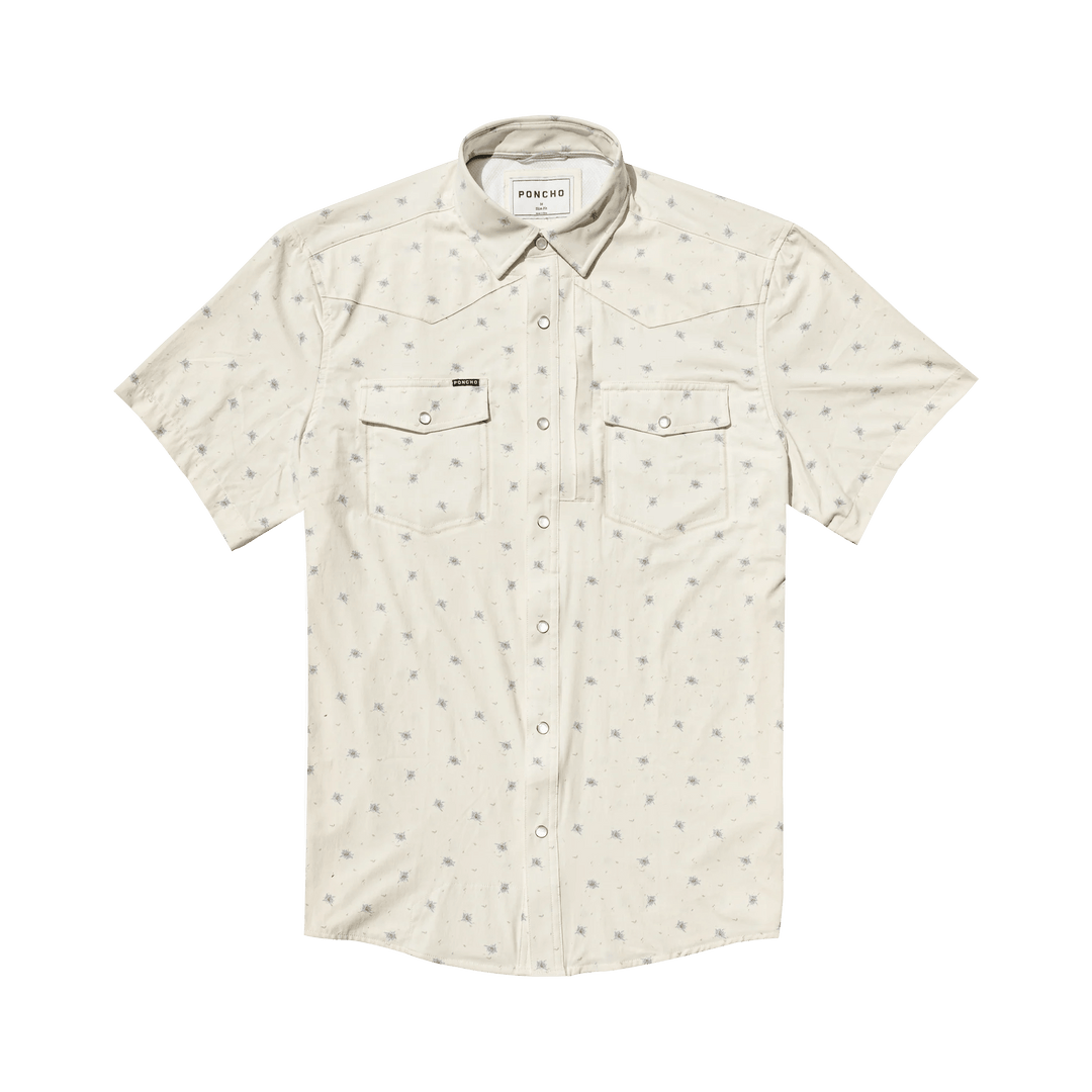 Poncho - The Llano - Floral Print Off - White - Apparel - Fly Fish Food