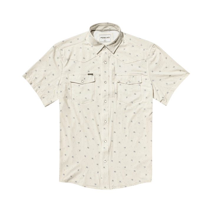 Poncho - The Llano - Floral Print Off - White - Apparel - Fly Fish Food