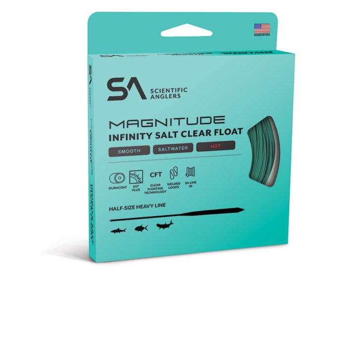 Scientific Anglers - Magnitude Infinity Salt Clear Float Fly Line - Smooth - Fly Lines - Fly Fish Food
