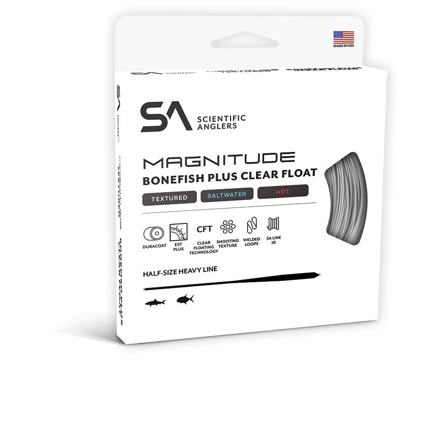 SA Magnitude Textured Bonefish Plus Full Clear - Floating - Fly Lines - Fly Fish Food