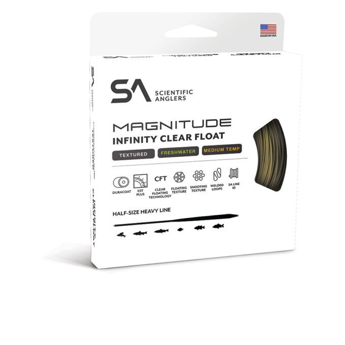 Scientific Anglers - Magnitude Infinity 10ft Clear Float Tip - Textured - Fly Lines - Fly Fish Food
