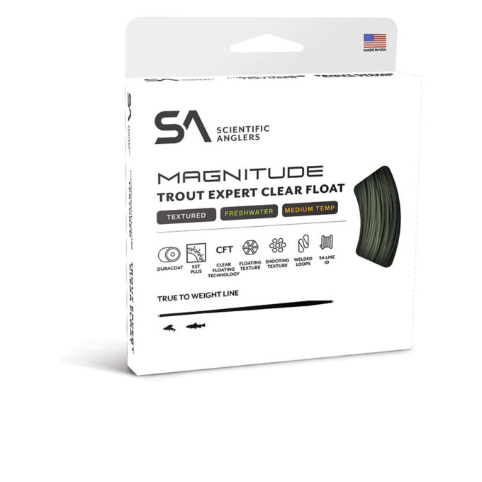 Scientific Anglers - Magnitude Trout Expert Clear Float Tip - Textured - Fly Lines - Fly Fish Food