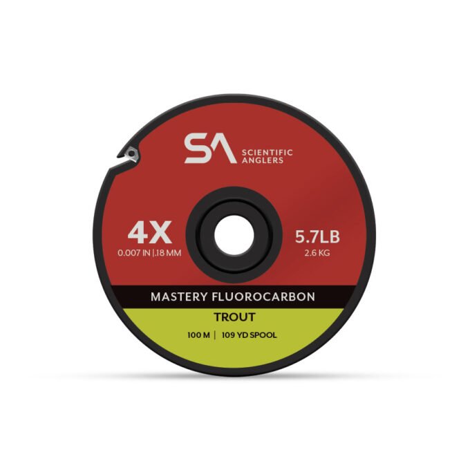 Scientific Anglers Mastery Trout Fluorocarbon Tippet - 100M - Tippet, Leader & Accessories - Fly Fish Food