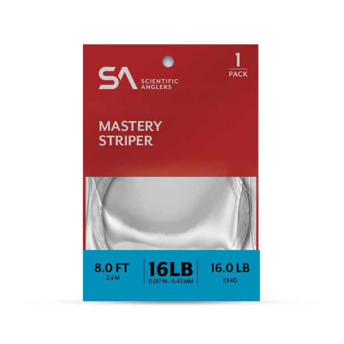 Scientific Anglers Mastery Striper Leader - 1 Pack - Tippet, Leader &amp; Accessories - Fly Fish Food