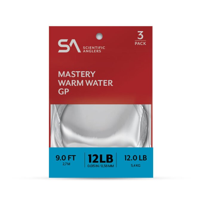 Scientific Anglers Mastery Warmwater GP - 3 Pack - Tippet, Leader &amp; Accessories - Fly Fish Food