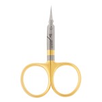 Arrow Scissor, 3-1/2", Gold Loops, MicroTip, Straight
